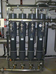 Esempio di installazione del filtro antilegionella autopulente